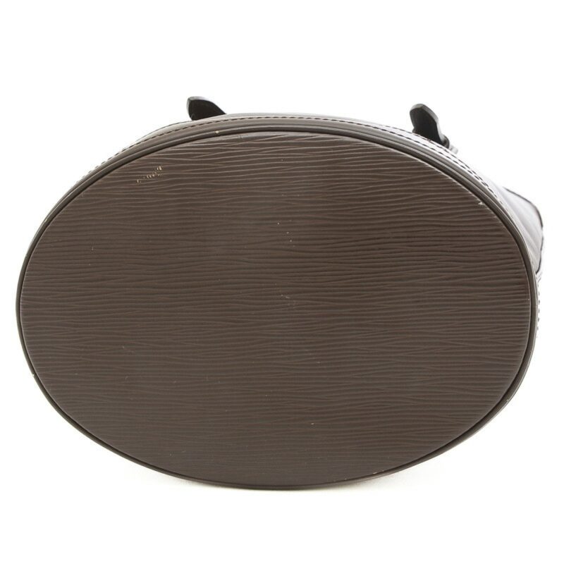 LOUIS VUITTON Epi Bucket PM Tote Bag with Pouch Mocha Brown M58990 - Logoexplore - Image 8