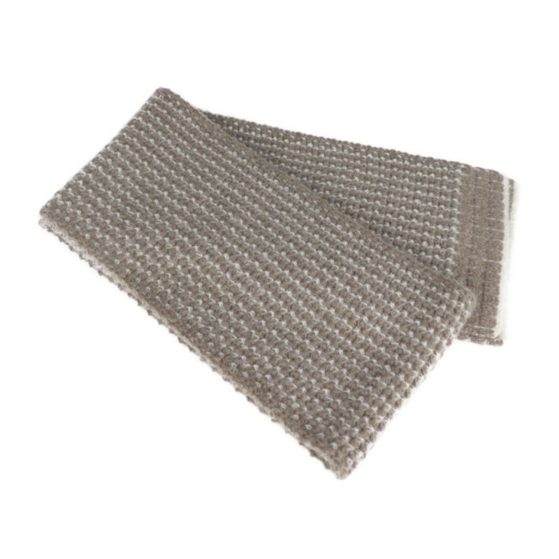 LOUIS VUITTON Echarpe cel muffler wool mohair beige - Logoexplore - Image 4
