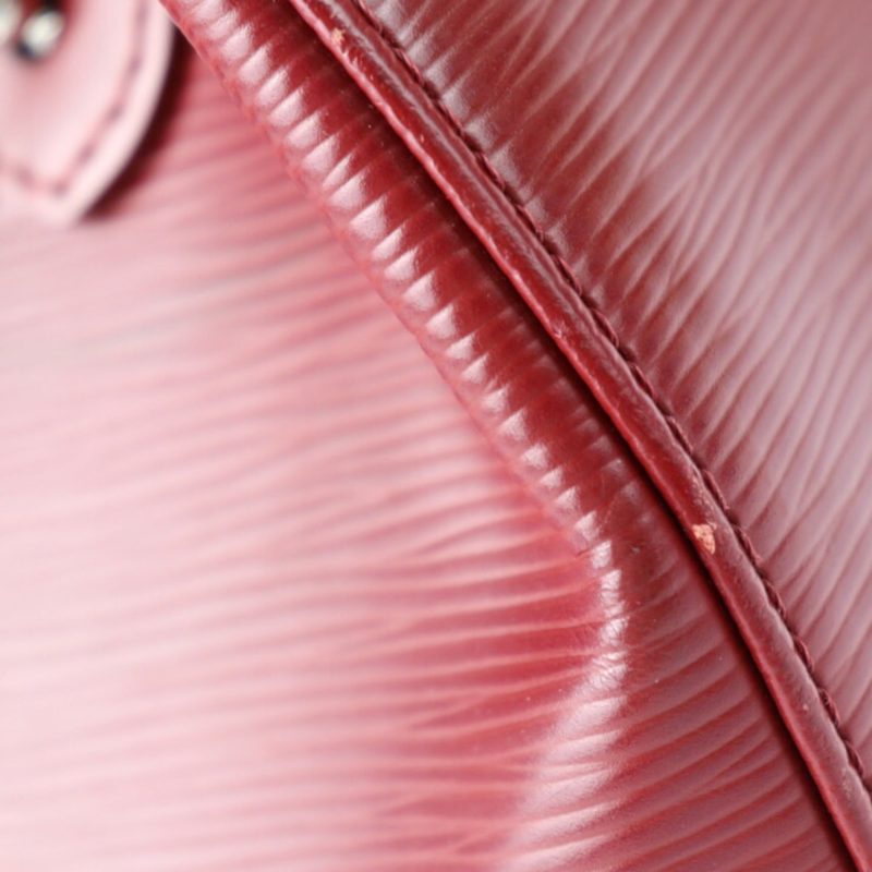 LOUIS VUITTON Blair MM Handbag M4030E Epi Leather Carmine Red Series Silver Metal Fittings - Logoexplore - Image 7