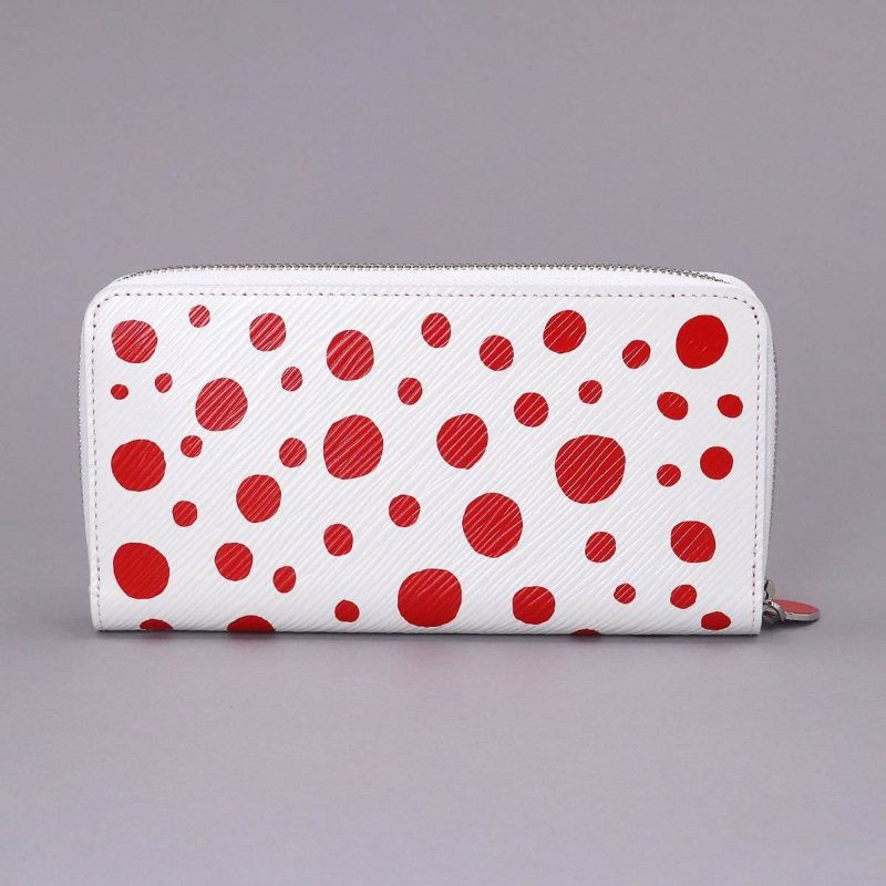 LOUIS VUITTON Epi Infinity Dot LVxYK Zippy Wallet Long Leather White Red M81961 RFID - Logoexplore - Image 2