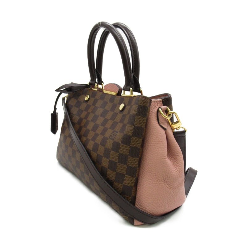 LOUIS VUITTON Brittany Shoulder Bag Brown Magnolia Damier PVC coated canvas N41674 - Logoexplore - Image 3