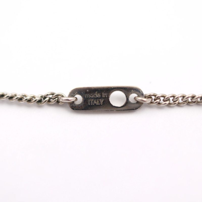 LOUIS VUITTON Collier Charm For Gentlemen Necklace MP2084 Metal Silver - Logoexplore - Image 4