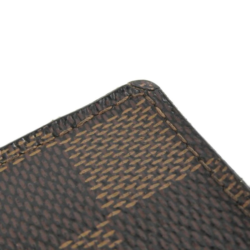 LOUIS VUITTON Damier Portefeuille Marco Bifold Wallet Ebene N61675 - Logoexplore - Image 9