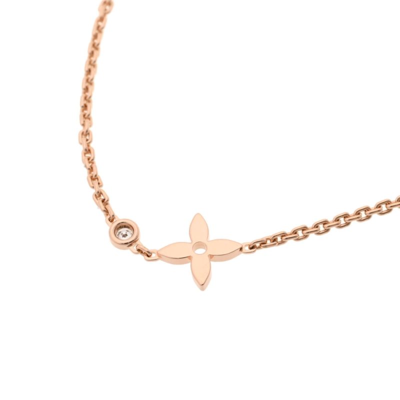 Louis Vuitton Brasserie Idile 1P Diamond Q95245 Ladies K18 Pink Gold Bracelet - Logoexplore - Image 5