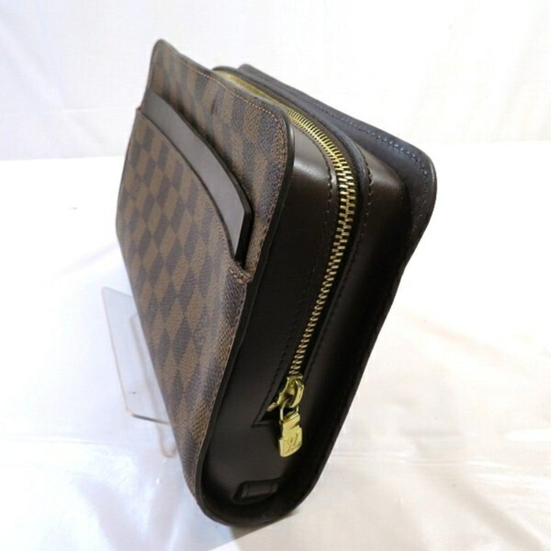 LOUIS VUITTON Damier Saint N51993 bag second clutch unisex - Logoexplore - Image 4