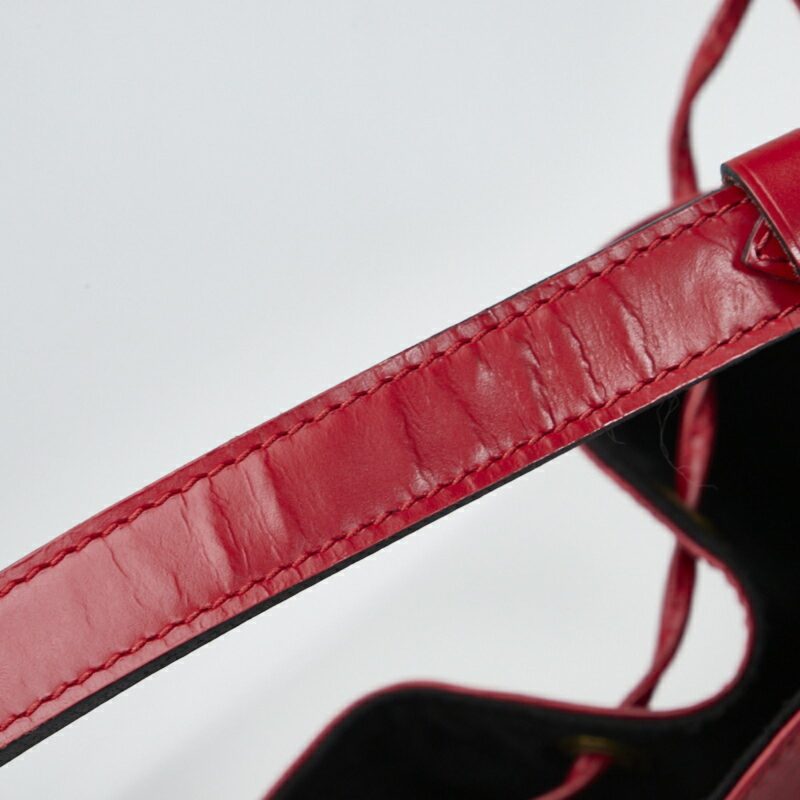 LOUIS VUITTON Epi Petinoe Shoulder Bag M44107 Castilian Red Leather Women's - Logoexplore - Image 6