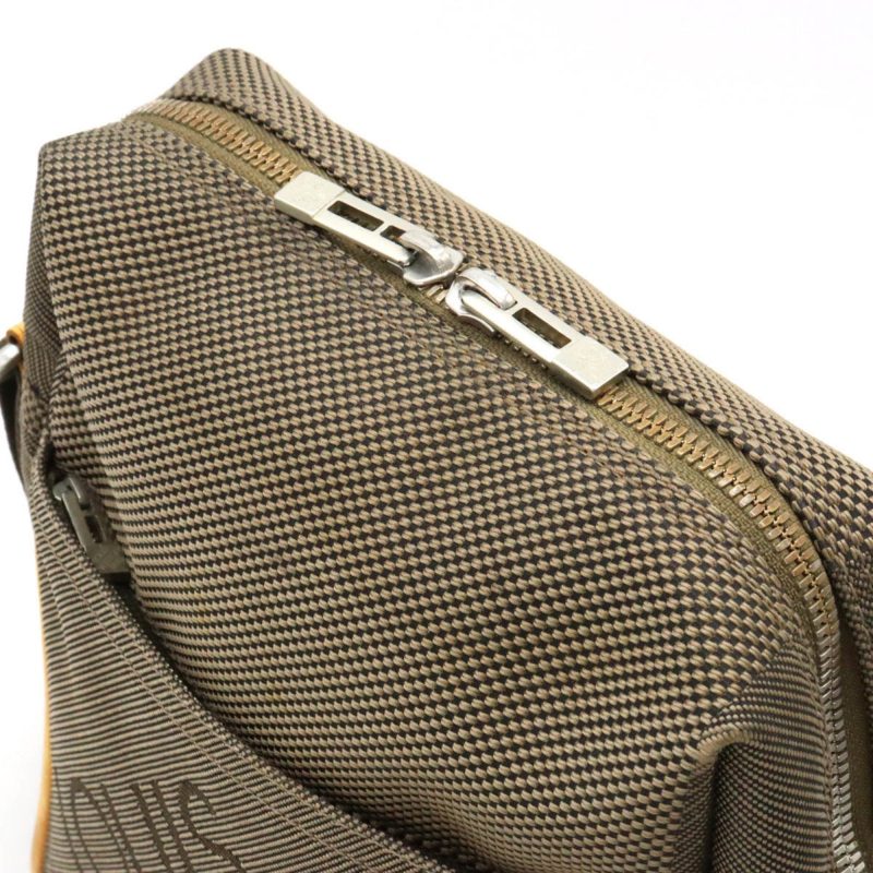 LOUIS VUITTON Damiergeant Citadin Shoulder Bag Canvas Tail Khaki M93040 - Logoexplore - Image 7