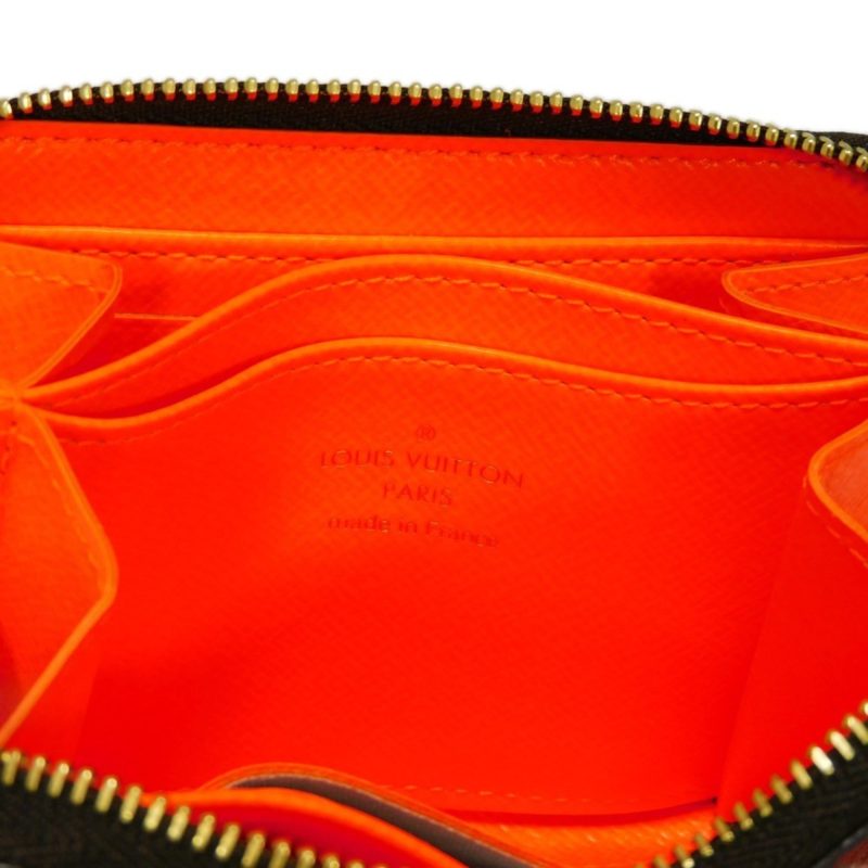 LOUIS VUITTON Coin Case Zippy Purse Orange Round Zipper Monogram Graffiti M93708 Men's Women's Wallet - Logoexplore - Image 6