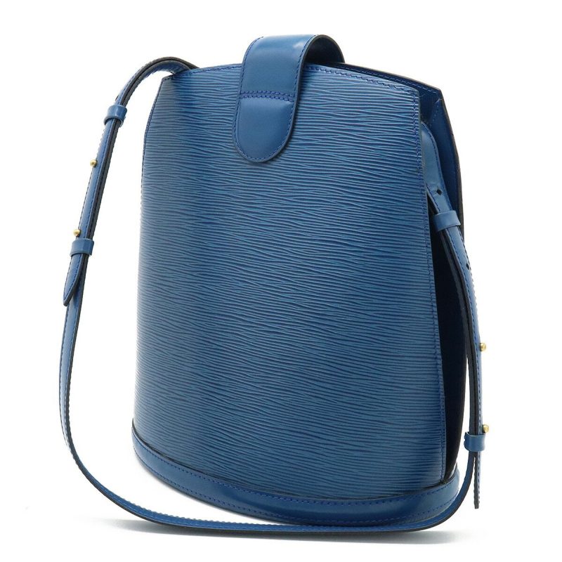 LOUIS VUITTON Epi Cluny Shoulder Bag Leather Toledo Blue M52255 - Logoexplore - Image 2