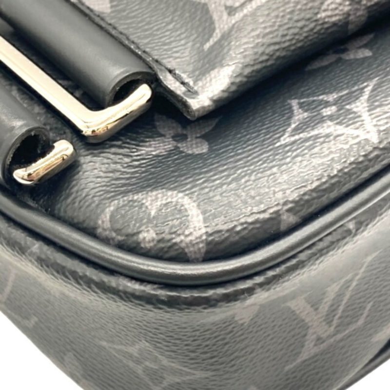 LOUIS VUITTON Bum Bag Monogram Eclipse M42906 Handbag Shoulder Body Black Women Men - Logoexplore - Image 7