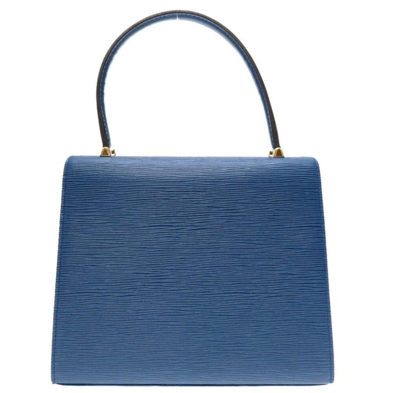 Louis Vuitton Epi Malesherbes Blue M52375 Handbag - Logoexplore - Image 2