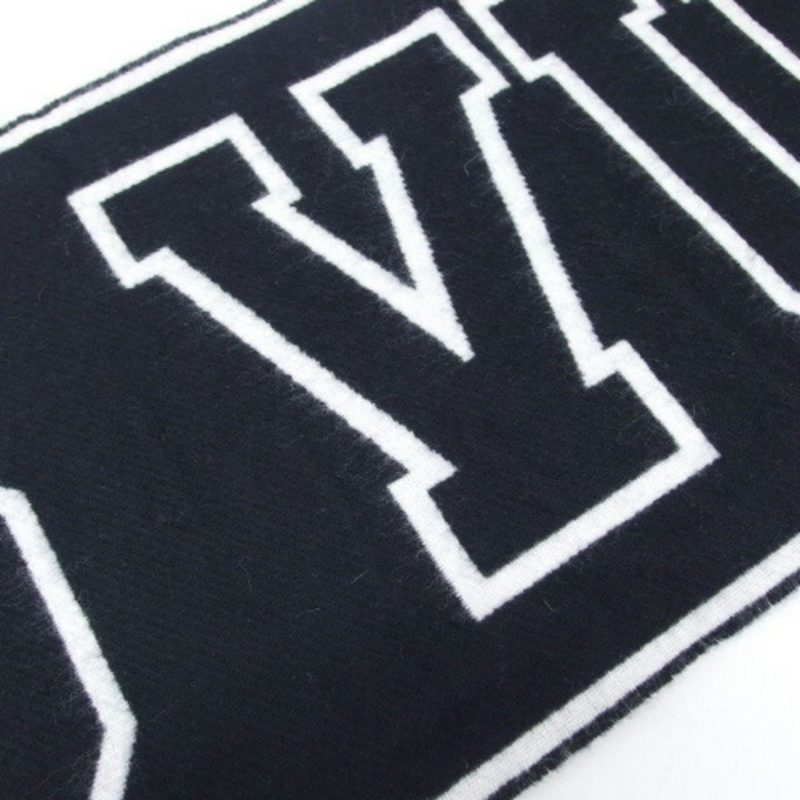 LOUIS VUITTON Escharpe City Design Muffler Black - Logoexplore - Image 7