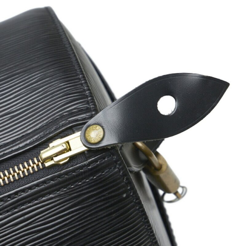 LOUIS VUITTON Epi Speedy 35 Handbag Boston Bag M42992 Noir Black Leather Ladies - Logoexplore - Image 7