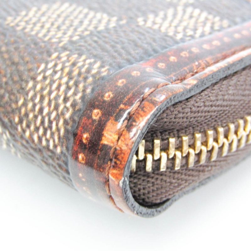 LOUIS VUITTON Damier Zippy Coin Purse Trunk Time Isetan Popup Store Limited M52745 Men,Women Damier Canvas Coin Purse/coin Case Ebene,Red Color - Logoexplore - Image 4