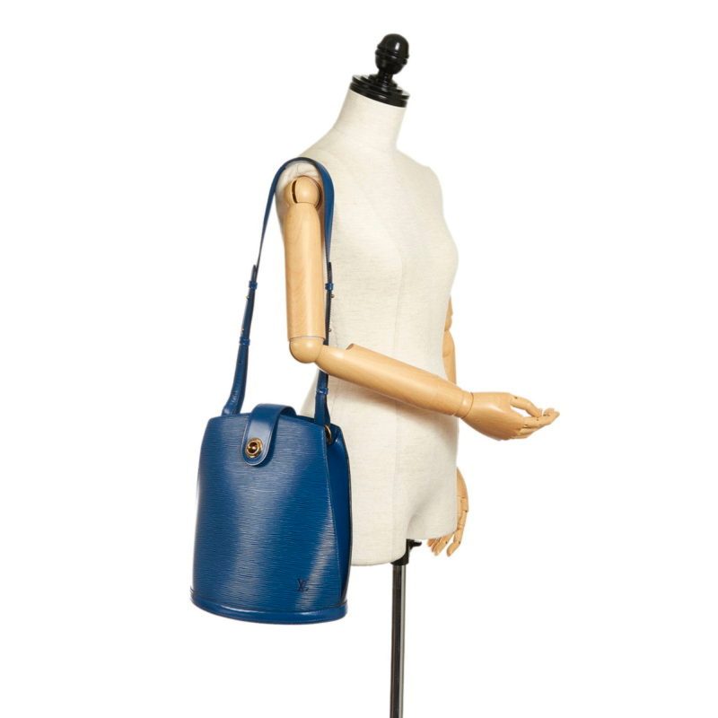 Louis Vuitton Epi Cluny One Shoulder Bag M52255 Toledo Blue Leather Ladies LOUIS VUITTON - Logoexplore - Image 8