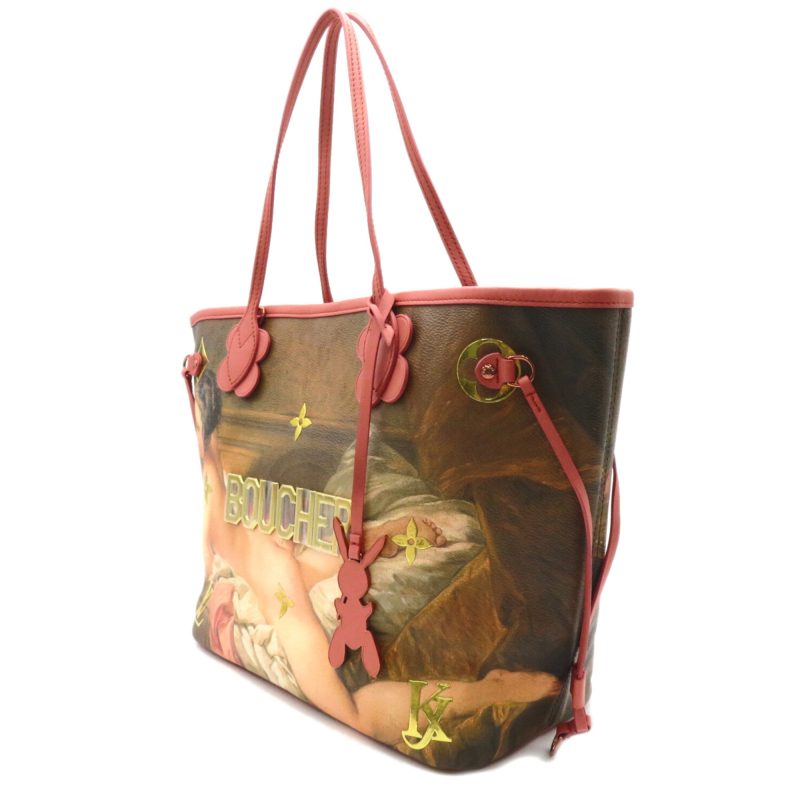 LOUIS VUITTON Boucher Neverfull MM Pink Masters collection PVC coated canvas M43357 - Logoexplore - Image 3
