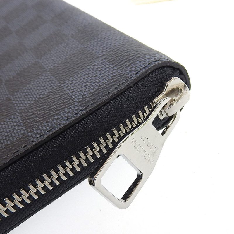 Louis Vuitton Damier Cobalt Zippy Wallet Vertical Long N62240 - Logoexplore - Image 5