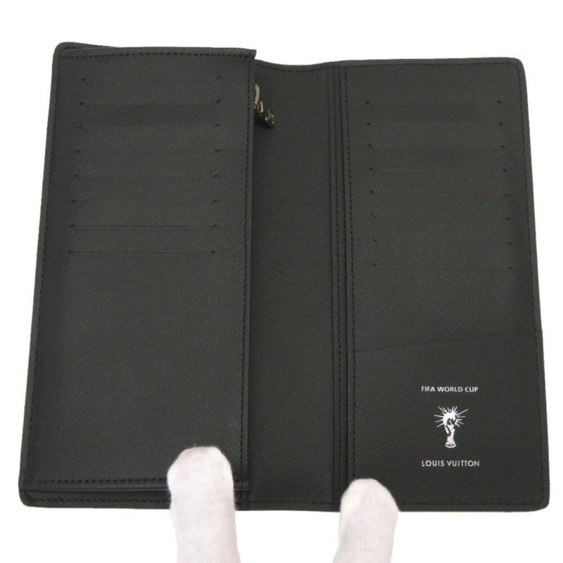 Louis Vuitton Epi Portofeuil Brothers 2018 FIFA World Cup Limited M63294 Long Wallet Black 0203 LOUIS VUITTON Men's - Logoexplore - Image 4