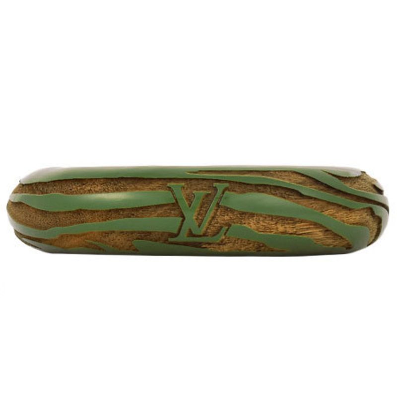 Louis Vuitton Brasserie Leo Monogram Bangle Green Wood - Logoexplore - Image 2