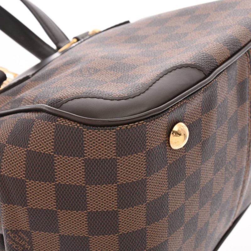 LOUIS VUITTON Damier Verona PM Brown N41117 Ladies Canvas Handbag - Logoexplore - Image 8