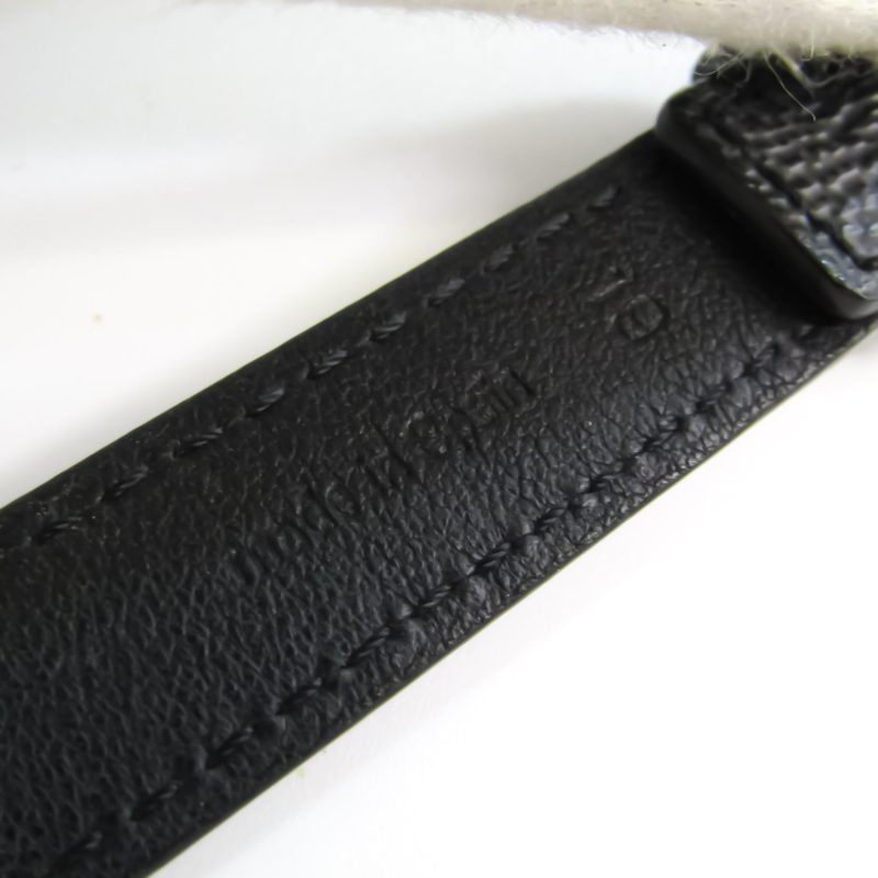Louis Vuitton Damier Graphite Brass Recuff M6690E Damier Graphite Bracelet Damier Graphite - Logoexplore - Image 7