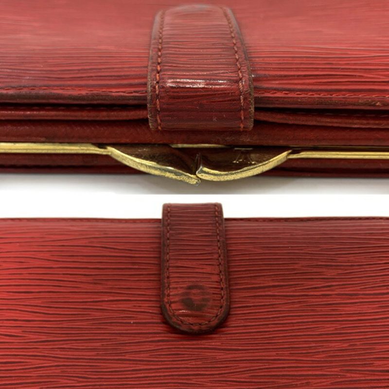 Louis Vuitton Continental Vienois Castilian Red Epi M63257 Gamaguchi Long Wallet Leather MI0032 LOUIS VUITTON Ladies - Logoexplore - Image 7