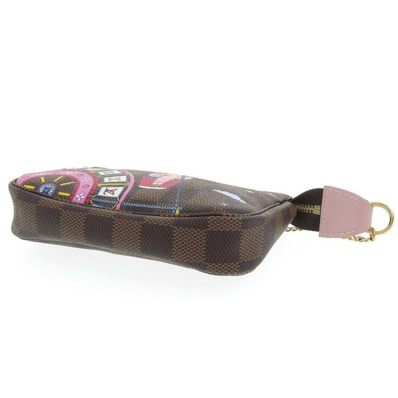LOUIS VUITTON Damier Mini Pochette Accessoire Vivienne 2020 Holiday Collection N60402 - Logoexplore - Image 4