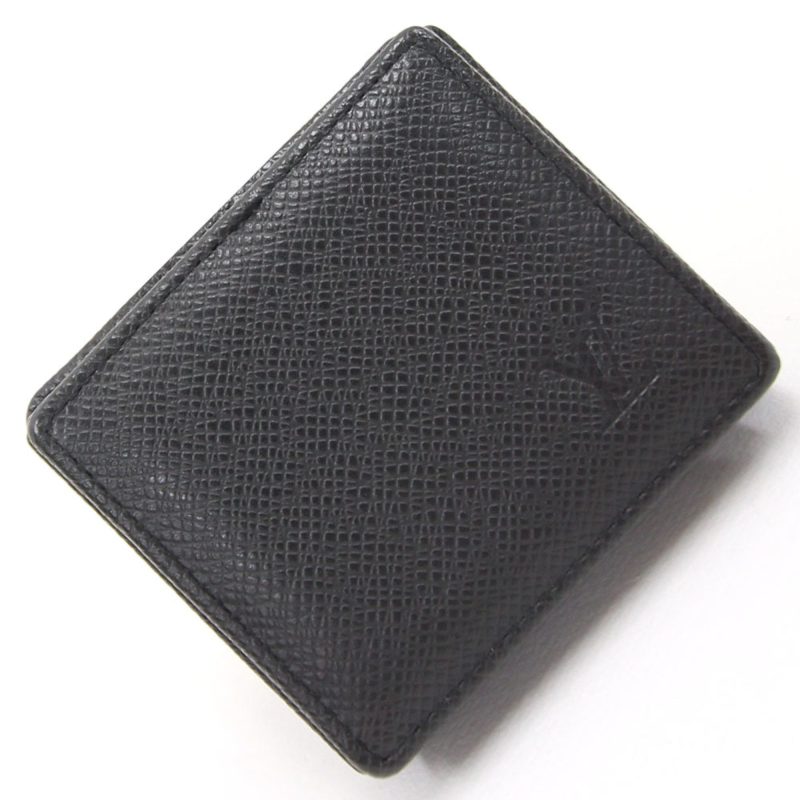 Louis Vuitton Coin Case Taiga Porto Monet Bowat M30382 Ardoise Purse Men's LOUIS VUITTON - Logoexplore