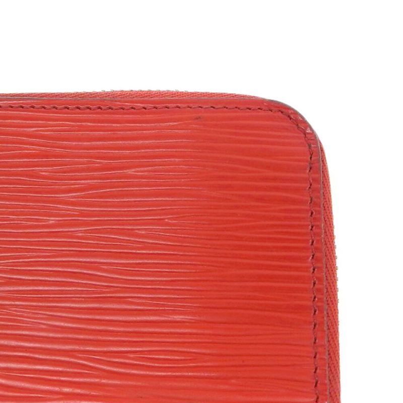 LOUIS VUITTON Epi Zippy Round Long Wallet Coquelicot Red M61859 - Logoexplore - Image 7