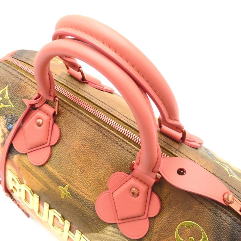 LOUIS VUITTON Boucher Speedy 30 Pink Mulch color Masters collection PVC coated canvas M43353 - Logoexplore - Image 5