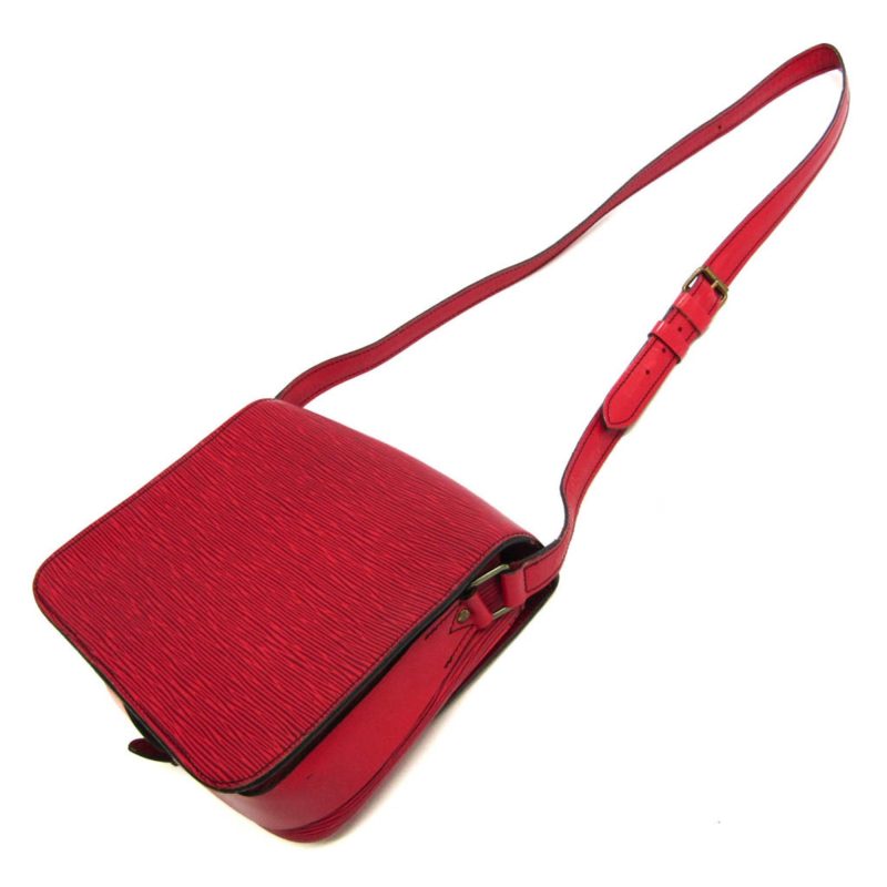 LOUIS VUITTON Epi Cartouchiere M52247 Women's Shoulder Bag Castilian Red - Logoexplore - Image 2