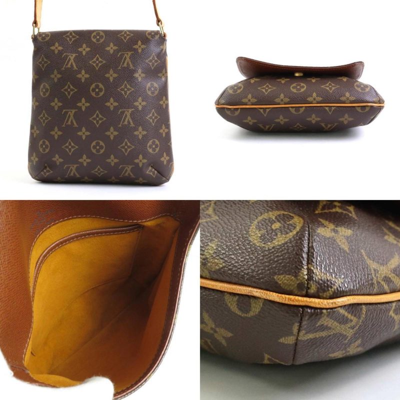 LOUIS VUITTON Diagonal Shoulder Bag Monogram Musette Salsa Long Canvas Brown Unisex M51387 - Logoexplore - Image 3