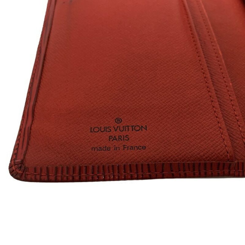 Louis Vuitton Continental Vienois Castilian Red Epi M63257 Gamaguchi Long Wallet Leather MI0032 LOUIS VUITTON Ladies - Logoexplore - Image 5