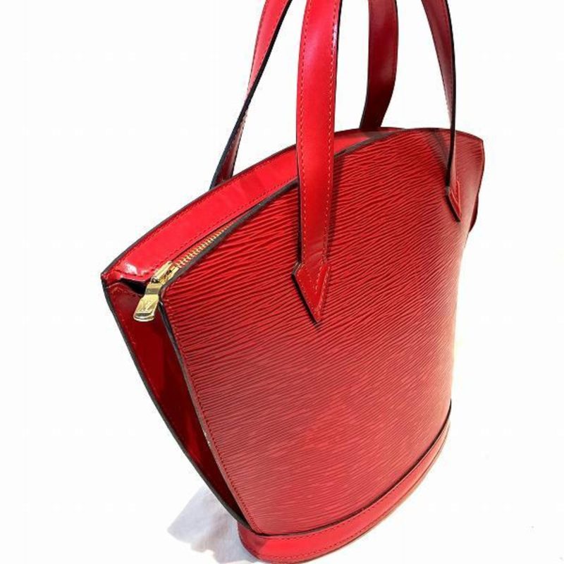 LOUIS VUITTON Epi Saint Jacques M52277 Castilian Red Bag Handbag Ladies - Logoexplore - Image 4