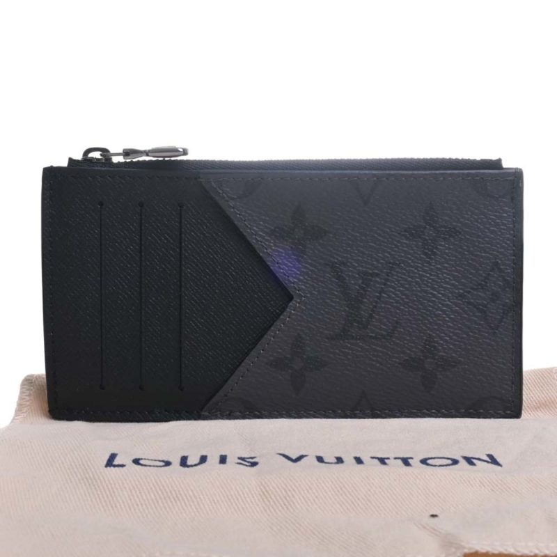 LOUIS VUITTON Eclipse Reverse Coin Card Holder M69533 Black Men's - Logoexplore - Image 3