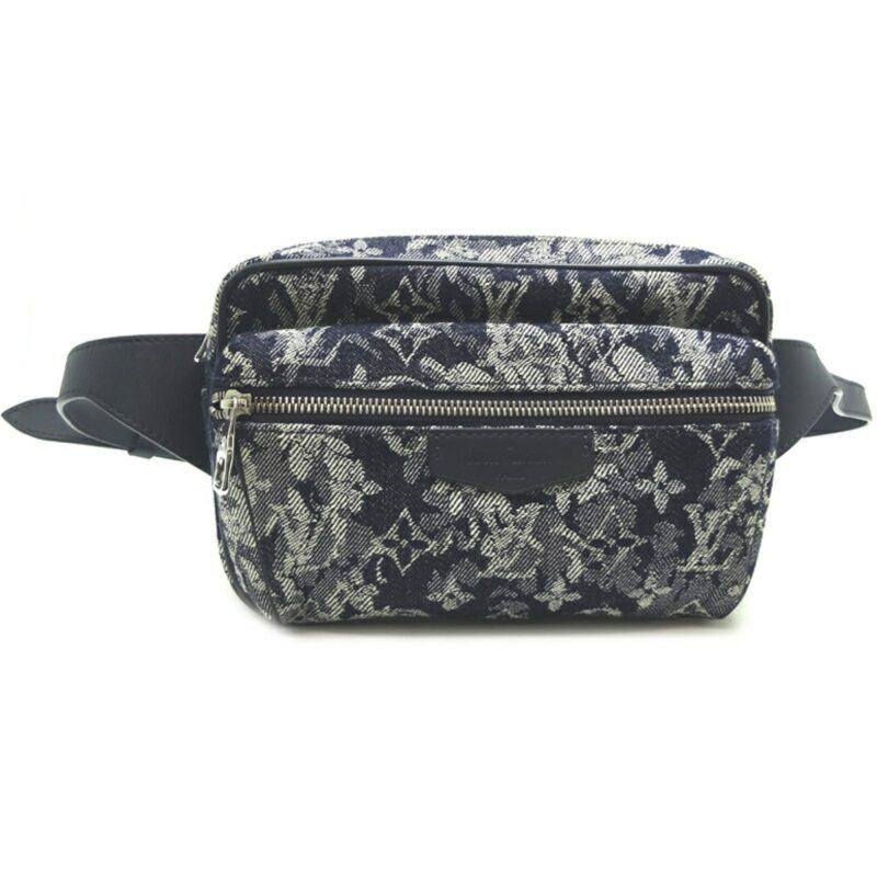 LOUIS VUITTON Bum Bag Outdoor 2021 SS Women's Body M57281 Monogram Tapestry Navy - Logoexplore