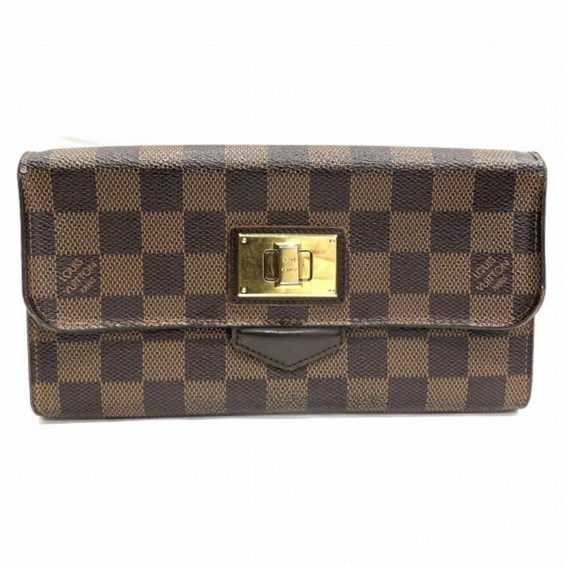 LOUIS VUITTON Damier Portefeuille Roseberry N63017 Wallet Long Ladies - Logoexplore