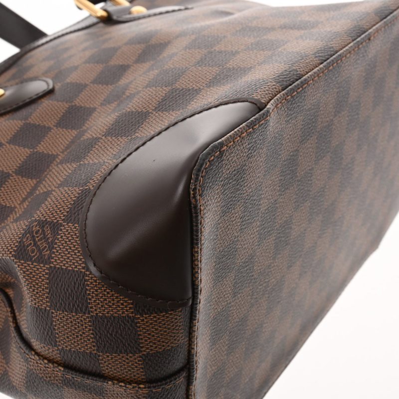 LOUIS VUITTON Damier Hampstead PM Brown N51205 Women's Canvas Handbag - Logoexplore - Image 8