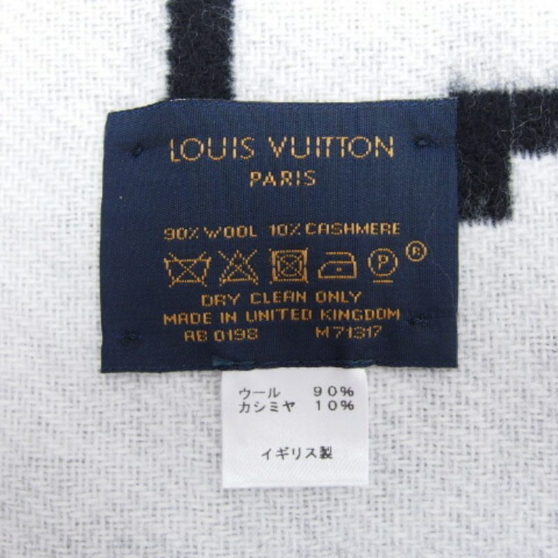 LOUIS VUITTON Escharpe City Design Muffler Black - Logoexplore - Image 6