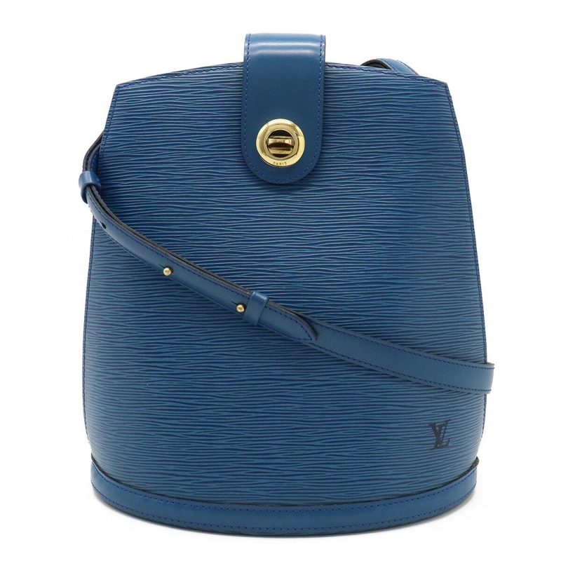 LOUIS VUITTON Epi Cluny Shoulder Bag Leather Toledo Blue M52255 - Logoexplore