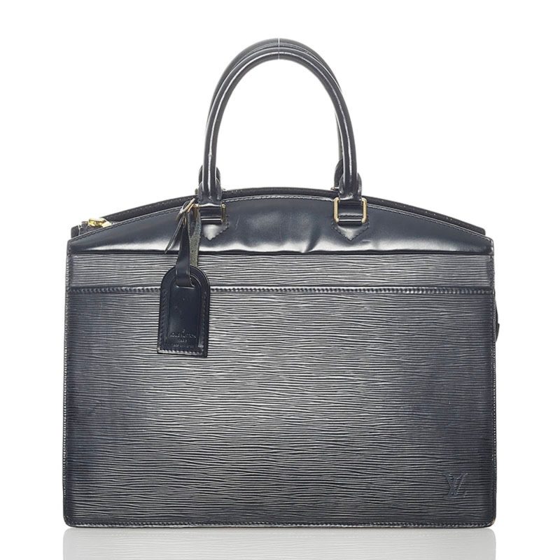 Louis Vuitton Epi Riviera Handbag M48182 Noir Leather Ladies LOUIS VUITTON - Logoexplore