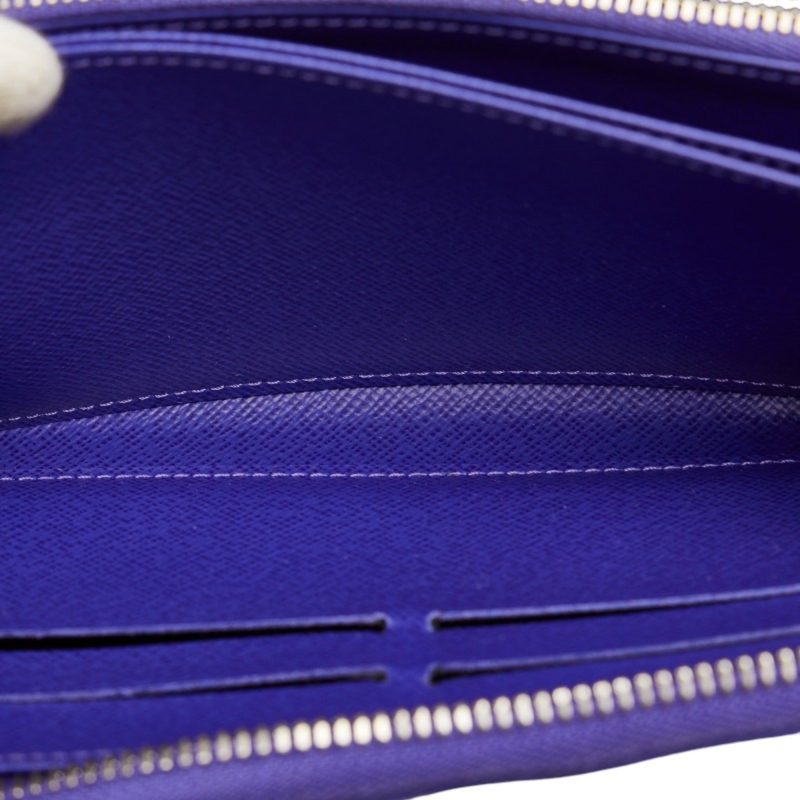 LOUIS VUITTON Epi Zippy Round Long Wallet M6030G Fig Purple Leather Ladies - Logoexplore - Image 7
