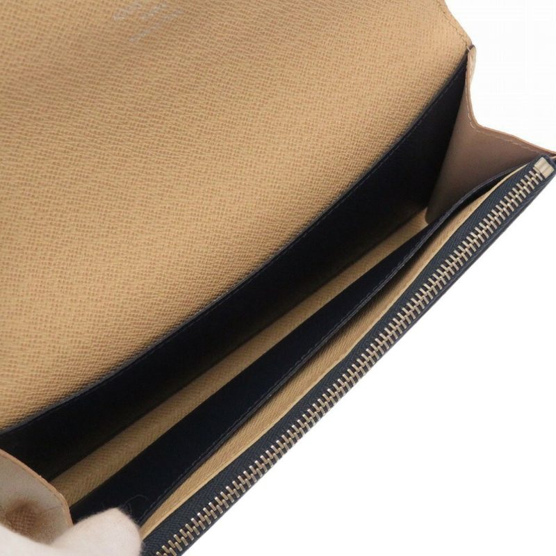 Louis Vuitton Epi Portefeuille Emily M60854 Leather Andigo Blue Long Wallet - Logoexplore - Image 3