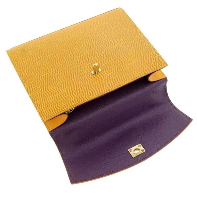 Louis Vuitton Epi Malesherbe Handbag Yellow M52379 - Logoexplore - Image 9