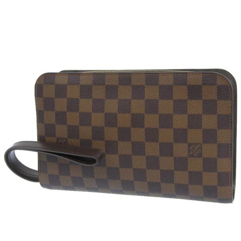 LOUIS VUITTON Damier Saint Louis Second Bag Clutch N51993 Brown Men's - Logoexplore - Image 2