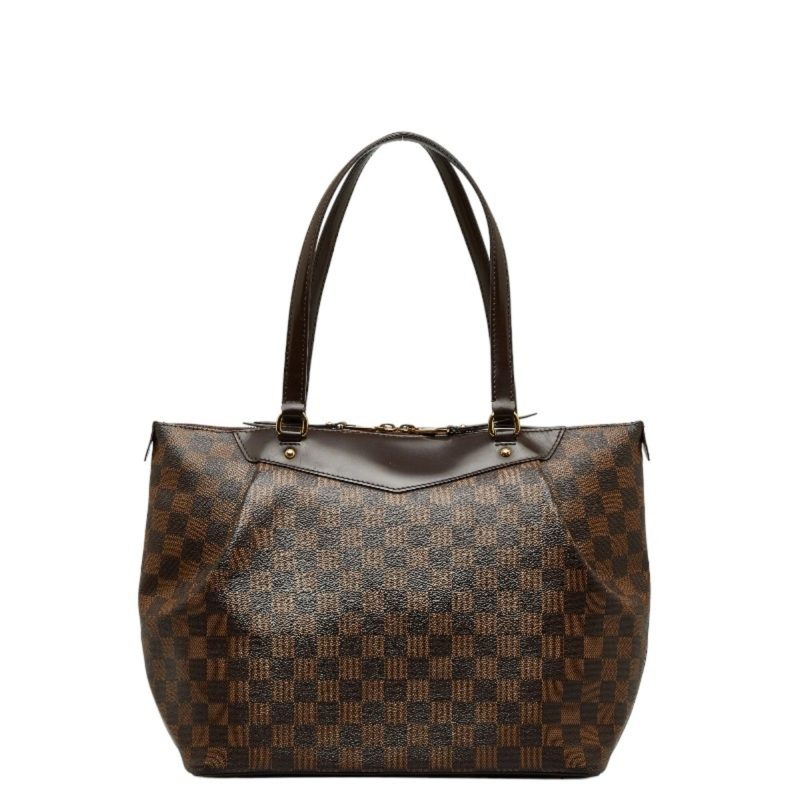 LOUIS VUITTON Damier Westminster GM Tote Bag Shoulder N41103 Brown PVC Leather Ladies - Logoexplore - Image 3