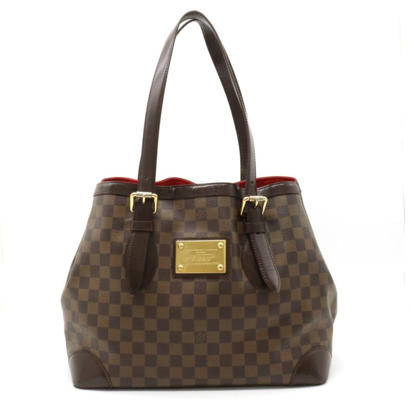 LOUIS VUITTON Damier Hampstead MM Tote Bag Shoulder N51204 - Logoexplore