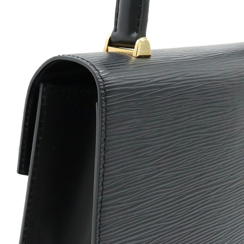 LOUIS VUITTON Epi Malsherbe Handbag Leather Noir Black M52372 - Logoexplore - Image 7