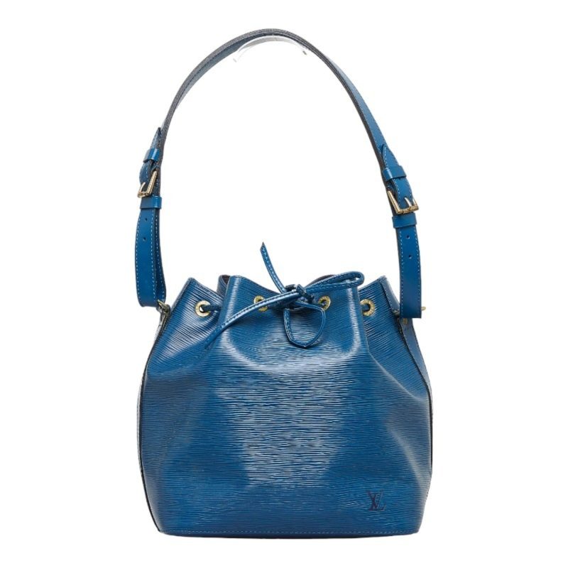 LOUIS VUITTON Epi Petinoe Shoulder Bag M44105 Toledo Blue Leather Women's - Logoexplore