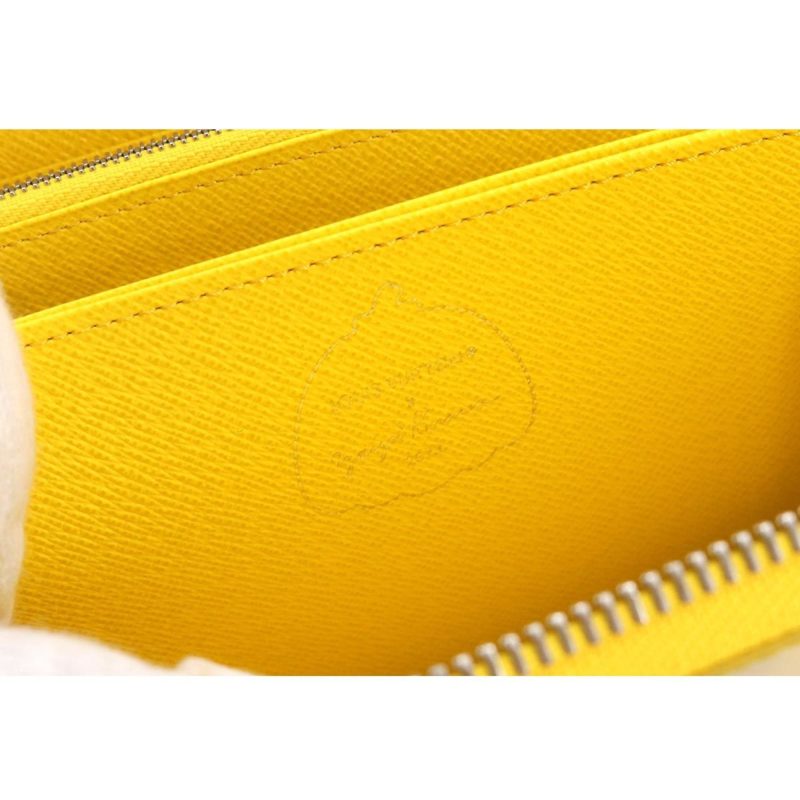 LOUIS VUITTON Epi Infinity Dot LVxYK Zippy Wallet Round Zipper Long Leather Jaune M81960 RFID - Logoexplore - Image 7